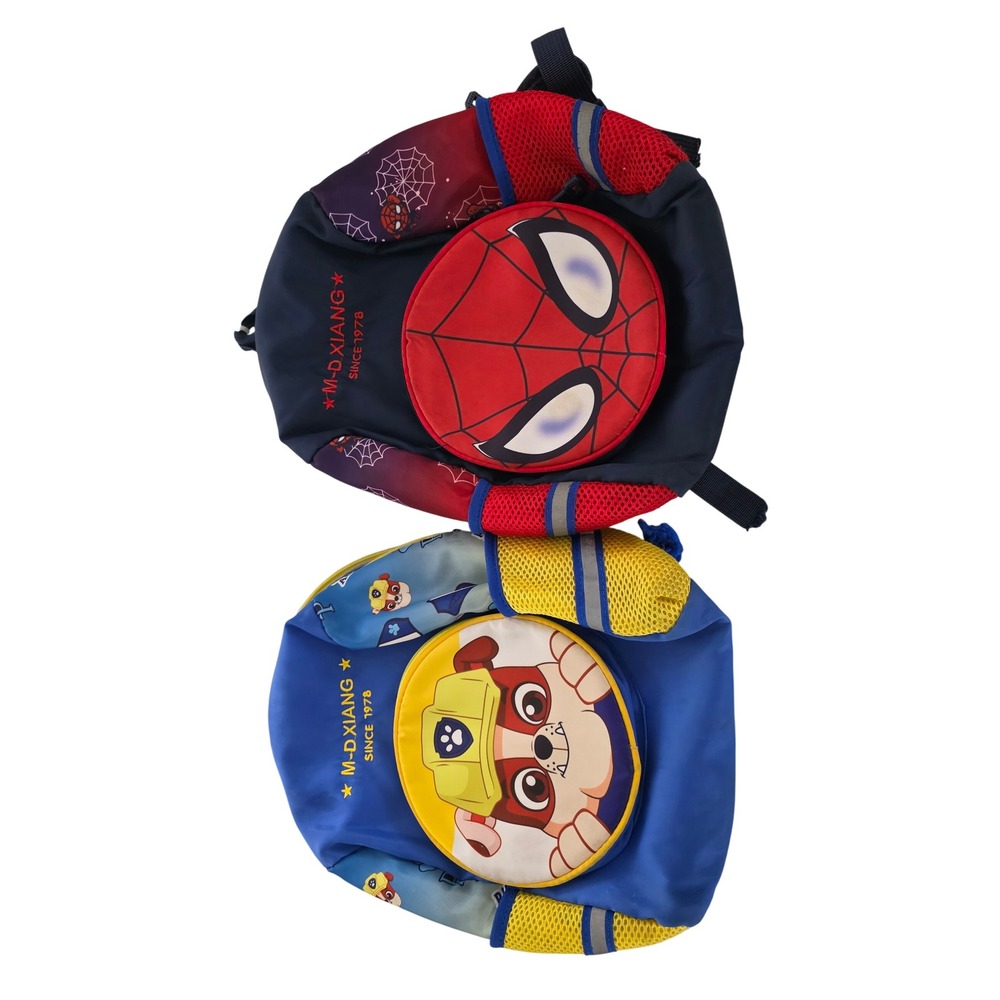 Kids Spiderman Paw Patrol Backpack Toddler Preschool‎ School Bag Red Blue